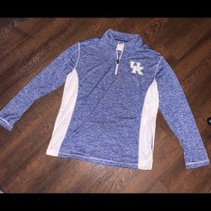 Kentucky Wildcats 1/4 zip pullover Men’s Large